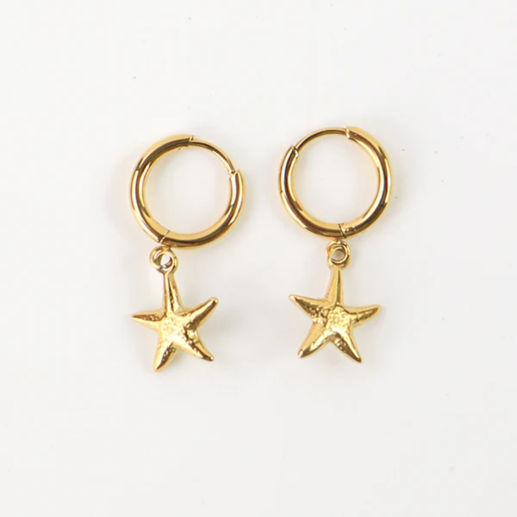 Pendientes Estrella de Mar - Oro