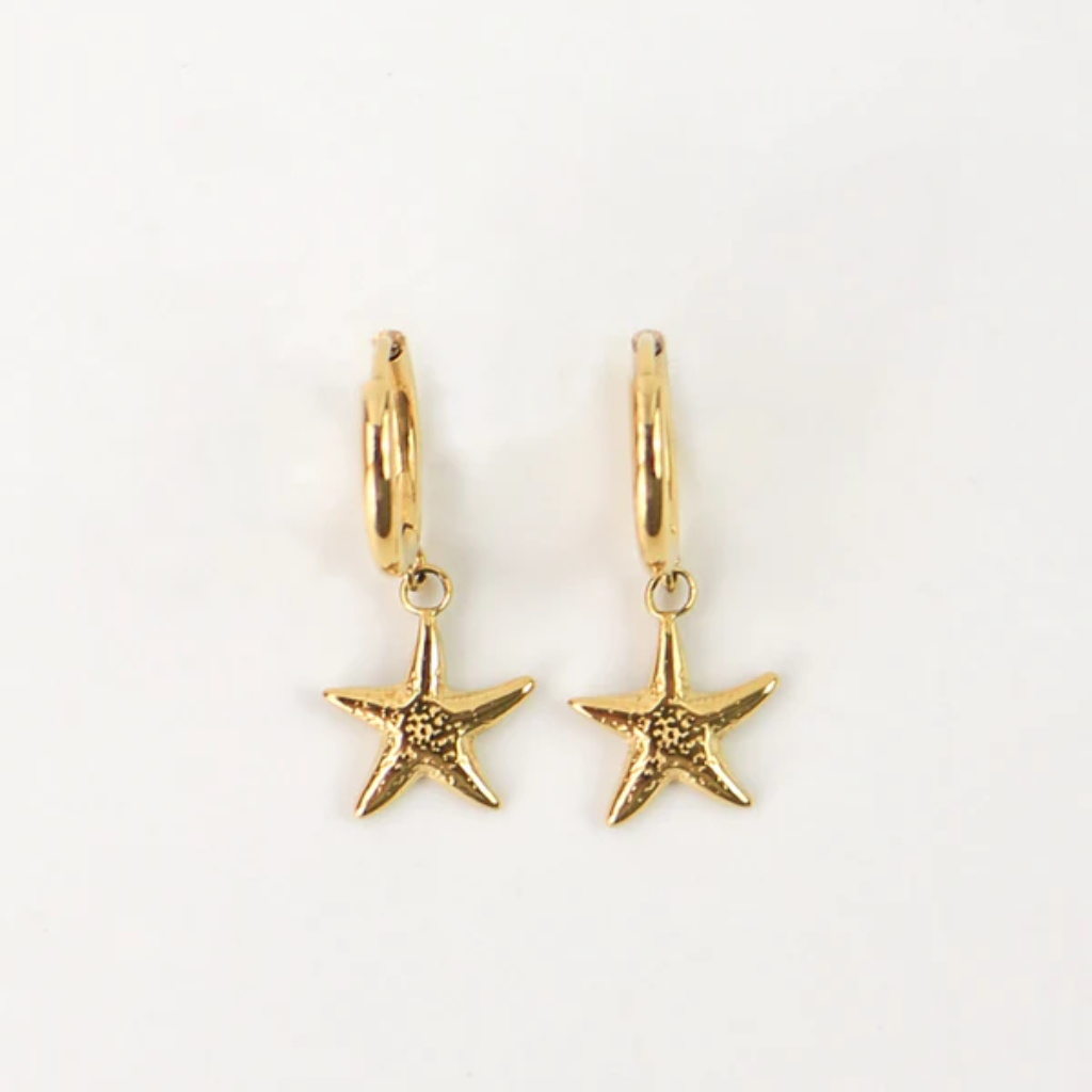 Pendientes Estrella de Mar - Oro