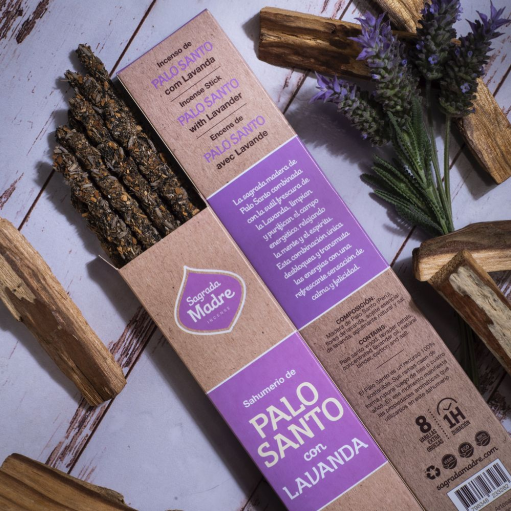 Incienso de Palo Santo Natural Sagrada Madre