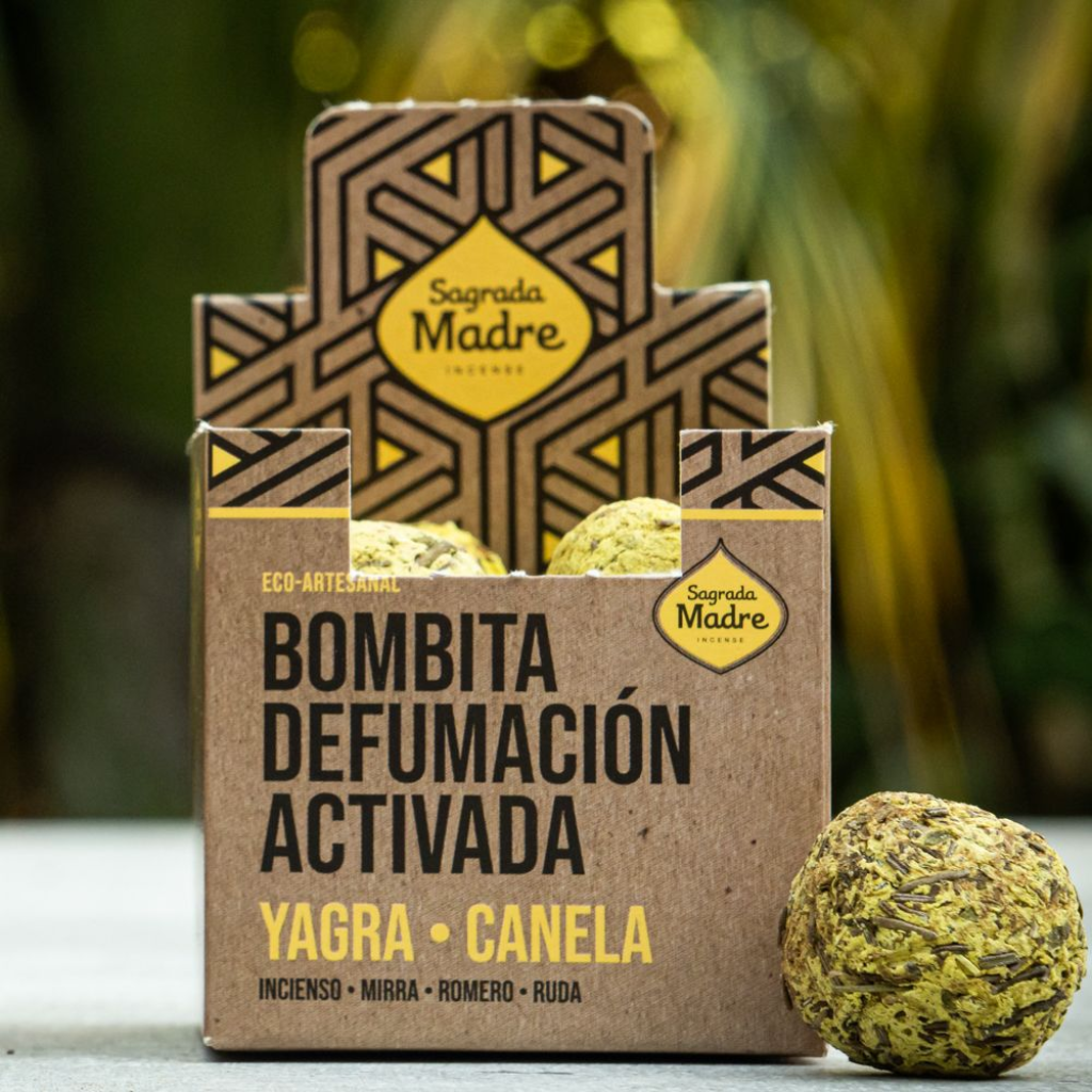 Pack 8 Bombitas Incienso Defumación Activada Eco - Artesanal Sagrada Madre